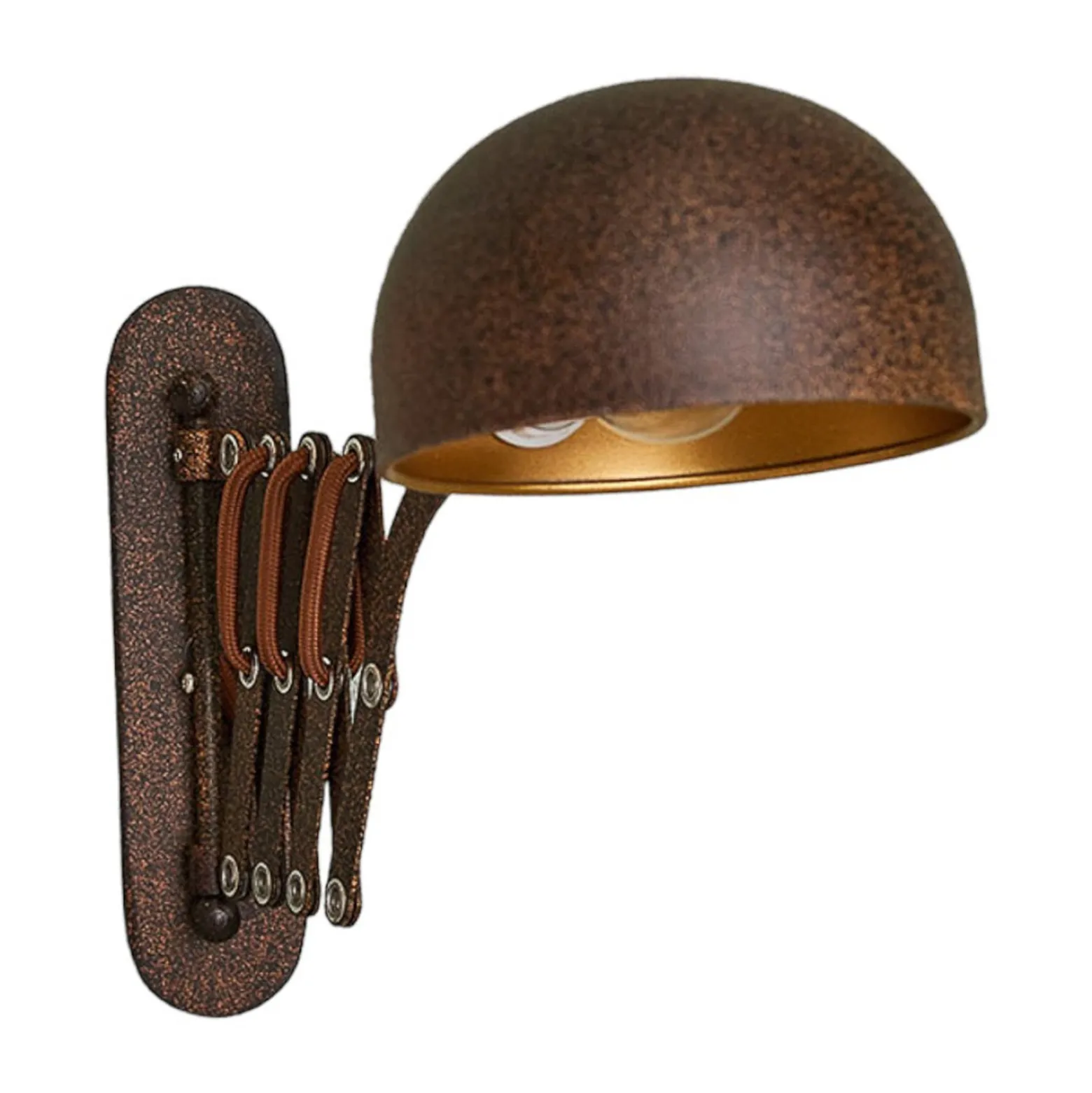 Lindby seinävalaisin Curtis, ruosteenvärinen, säädettävä, 57 cm, E14