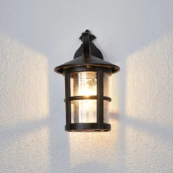Lindby seinävalaisin Florentine, 35 cm, ruosteenvärinen, alumiini, IP 44