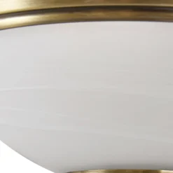 Lindby seinävalaisin Irimia, 31 cm, vanha messinki, lasi