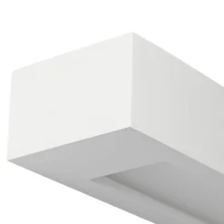 Lindby seinävalaisin Matteo, valkoinen, kipsi, 36 cm, E14, maalattava