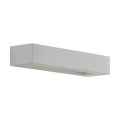 Lindby seinävalaisin Matteo, valkoinen, kipsi, 36 cm, E14, maalattava