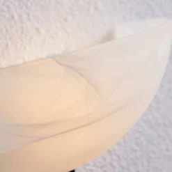 Lindby seinävalaisin Mohija, 25 cm, musta/kulta, lasi, E27