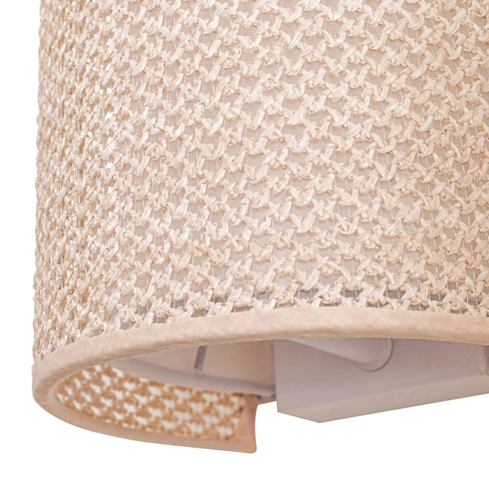 Lindby seinävalaisin Soula, 20 cm, beige, muovi, E27