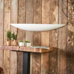 Lindby seinävalaisin Tommi, valkoinen, kipsi, 100 cm, E14, maalattava