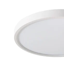 Lindby Smart LED-kattovalaisin Deika, Ø 30 cm, valkoinen, Tuya