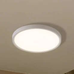 Lindby Smart LED-kattovalaisin Deika, Ø 30 cm, valkoinen, Tuya