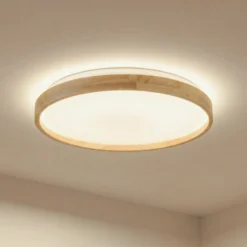 Lindby Smart LED kattovalaisin Mirren puu Ø49.5cm CCT Tuya CCT Tuya