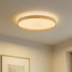 Lindby Smart LED kattovalaisin Mirren puu Ø49.5cm CCT Tuya CCT Tuya