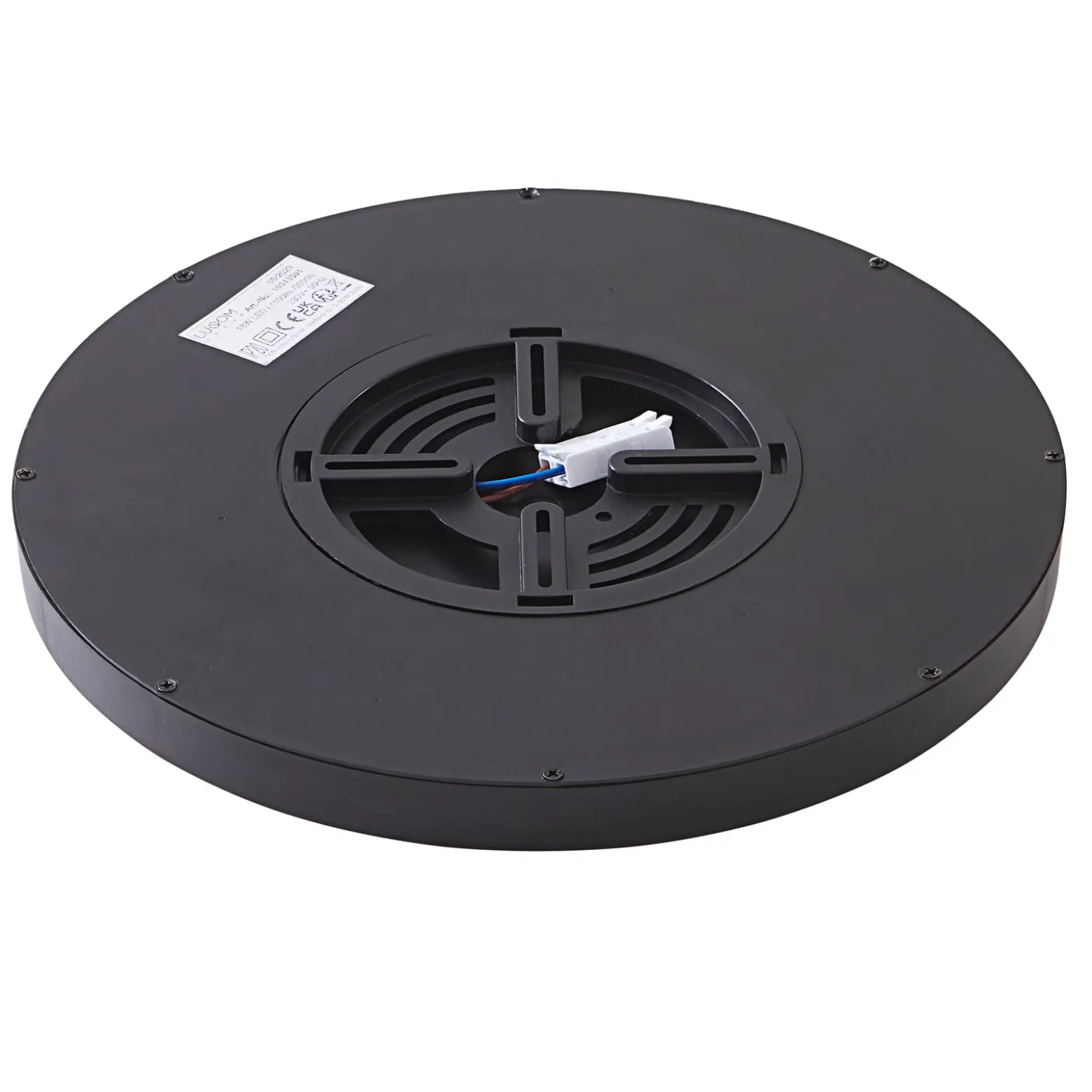 Lindby Smart LED kattovalaisin Pravin, Ø 30 cm, CCT, musta