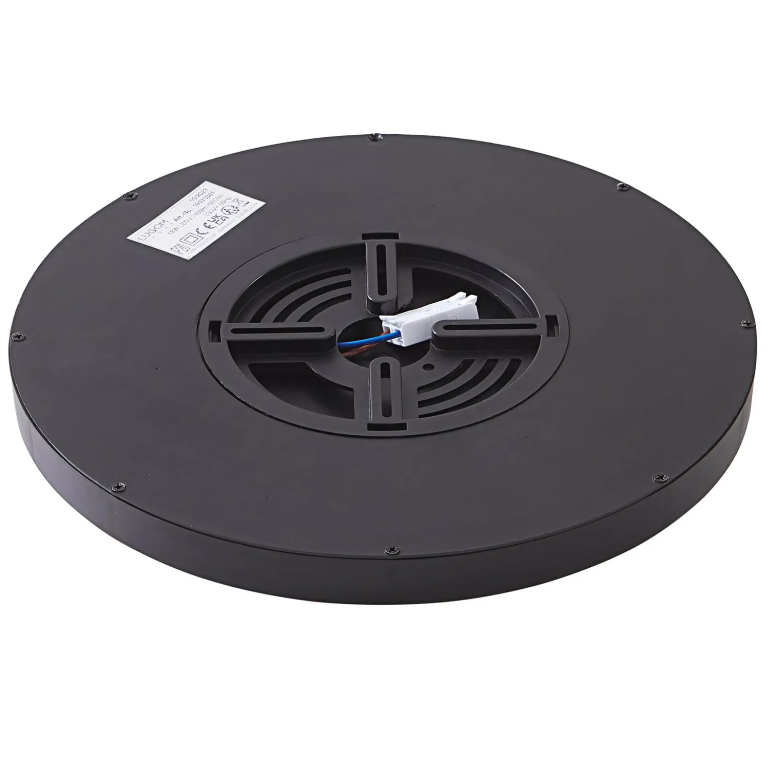 Lindby Smart LED kattovalaisin Pravin, Ø 40 cm, CCT, musta