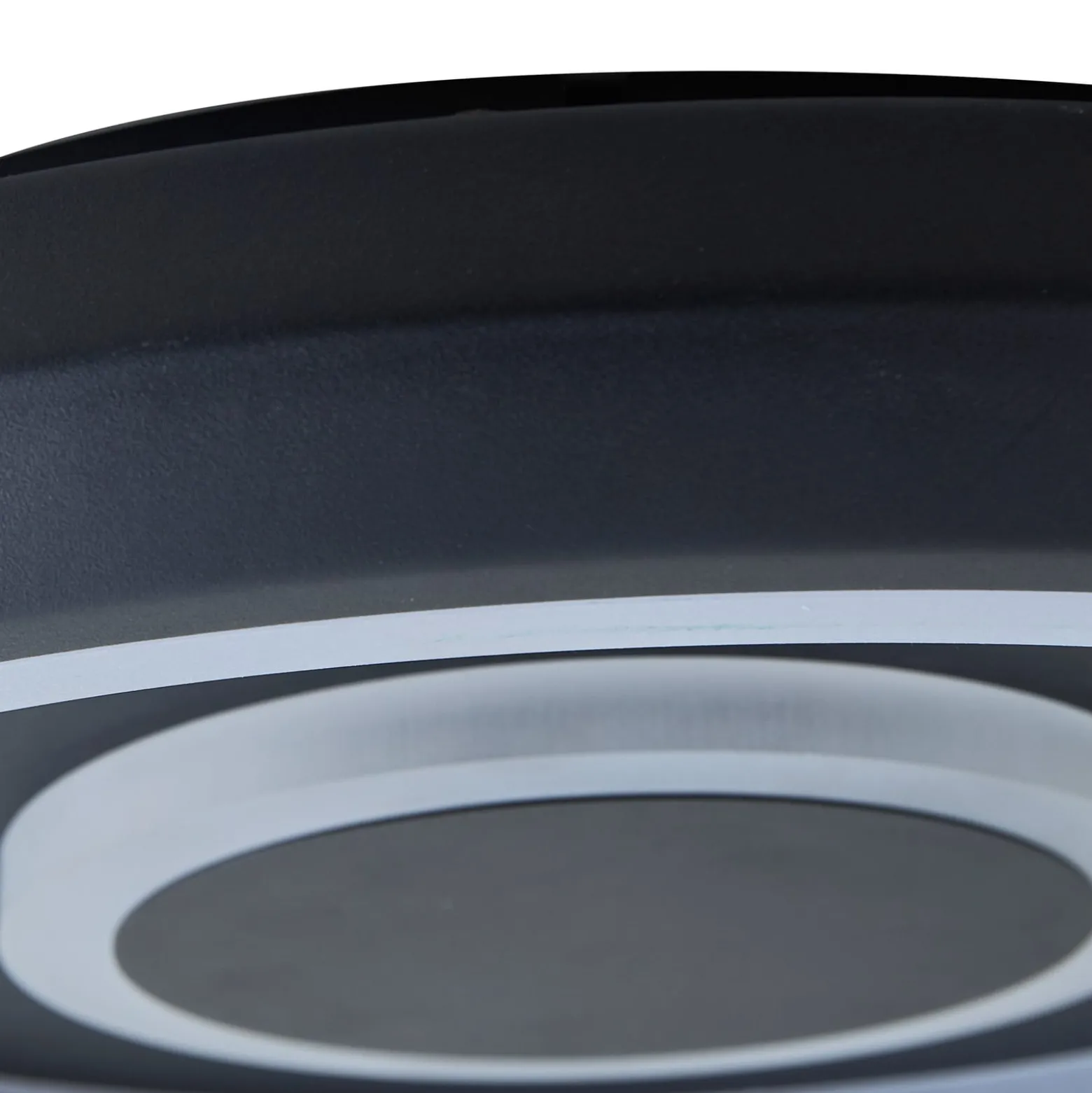 Lindby Smart Lynden LED-kattovalaisin Ø 48cm musta RGB Tuya Tuya