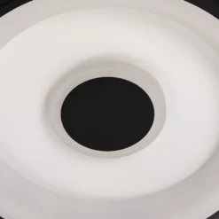 Lindby Smart Lynden LED-kattovalaisin Ø 38 cm musta RGB Tuya Tuya