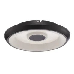 Lindby Smart Lynden LED-kattovalaisin Ø 38 cm musta RGB Tuya Tuya