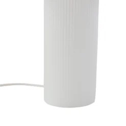 Lindby Sorscha pöytävalaisin, valkoinen, rautaa, Ø 26 cm