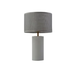 Lindby Sorscha pöytävalaisin, valkoinen, rautaa, Ø 26 cm