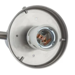 Lindby ulkoseinälamppu Nada, ruostumaton teräs, lasi, korkeus 32 cm, E27