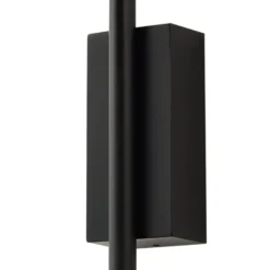 Lindby ulkoseinälamppu Sorvete, musta, metalli, korkeus 33 cm