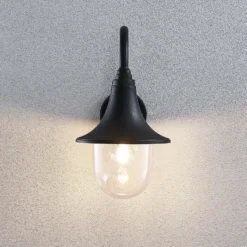 Lindby ulkoseinävalaisin Nalevi, 41cm, merivedenkestävä, E27, IP44