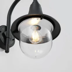 Lindby ulkoseinävalaisin Nalevi, 41cm, merivedenkestävä, E27, IP44