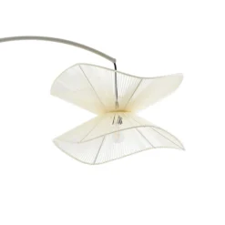 Lindby ulkotilojen lattiavalaisin Valdorin, beige, 199 cm, IP44
