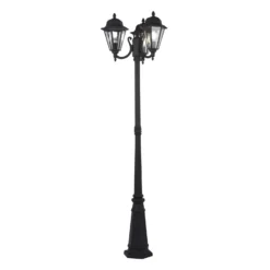 Lindby ulkovalaisin Edana, 212 cm, 3-lamppuinen, antrasiitti, E27, IP44