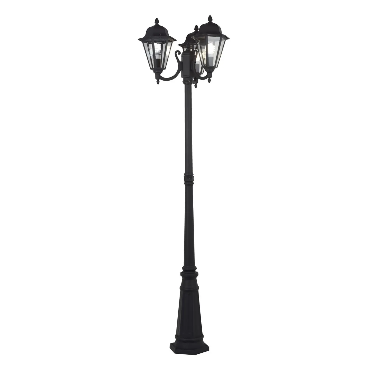 Lindby ulkovalaisin Edana, 212 cm, 3-lamppuinen, antrasiitti, E27, IP44