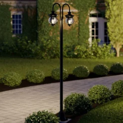Lindby ulkovalaisin Farley, 215 cm, 2-valo, IP44, E27