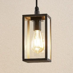 Lindby ulkovalaisin Filimon, antrasiitti, 22 cm, IP44, E27