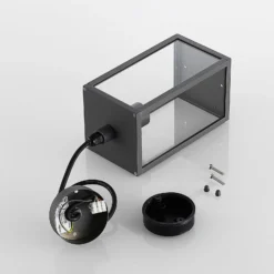Lindby ulkovalaisin Filimon, antrasiitti, 22 cm, IP44, E27