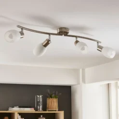 Lindby valonheitin Arda, 70 cm, 4-valo, nikkeli, lasi, E14