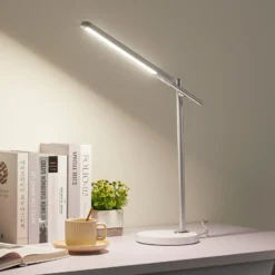 Lindby Valtorin LED-pöytävalaisin, valkoinen