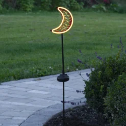 Linny Moon -LED-aurinkovalaisin maapiikillä