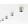 LOOM DESIGN LED-kattovalaisin Air, harmaa, alumiini, Ø 10 cm