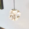 LOOM DESIGN LED-riippuvalaisin Ice Ball, kromi/kirkas, Ø 10,5 cm