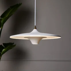 LOOM DESIGN LED-riippuvalaisin Moja, Ø 35 cm, valkoinen