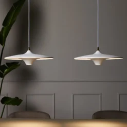 LOOM DESIGN LED-riippuvalaisin Moja, Ø 35 cm, valkoinen