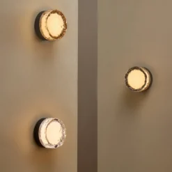 LOOM DESIGN LED-seinävalaisin Otto Ice, kirkas, 13 cm, CCT, IP65