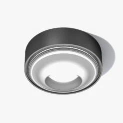 LOOM DESIGN Sif LED-kattovalaisin IP65 musta himmennettävä