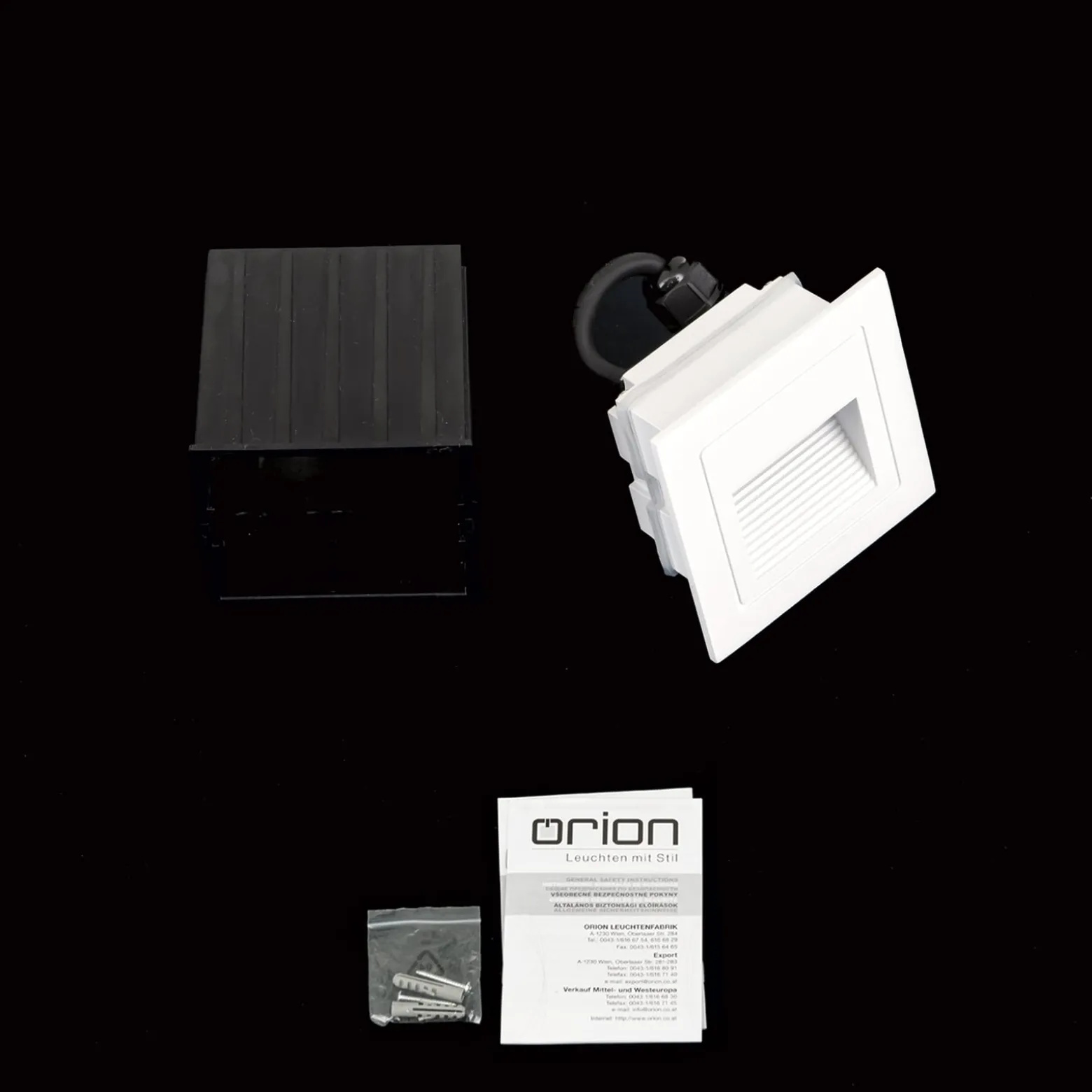 Loro LED upotettava seinävalaisin, valkoinen, leveys 8,5 cm, alumiinia