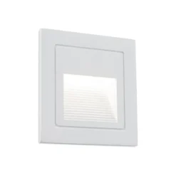 Loro LED upotettava seinävalaisin, valkoinen, leveys 8,5 cm, alumiinia