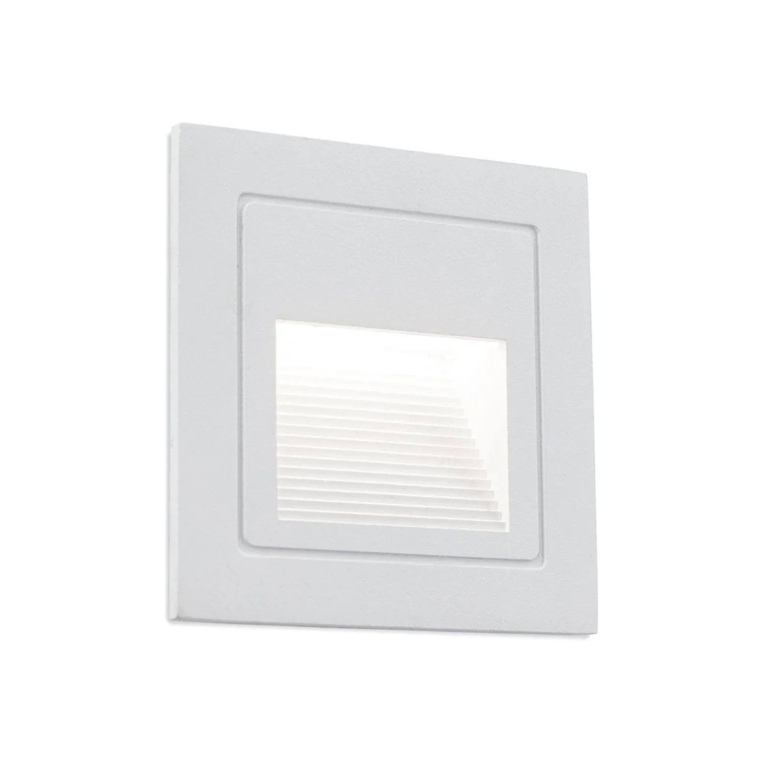 Loro LED upotettava seinävalaisin, valkoinen, leveys 8,5 cm, alumiinia