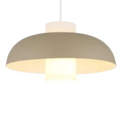 Lowe-riippuvalo, hiekanvärinen matta, Ø 38 cm, metallia