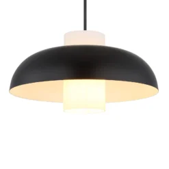 Lowe-riippuvalo, mattamusta, Ø 38 cm, metallia
