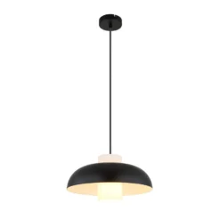 Lowe-riippuvalo, mattamusta, Ø 38 cm, metallia