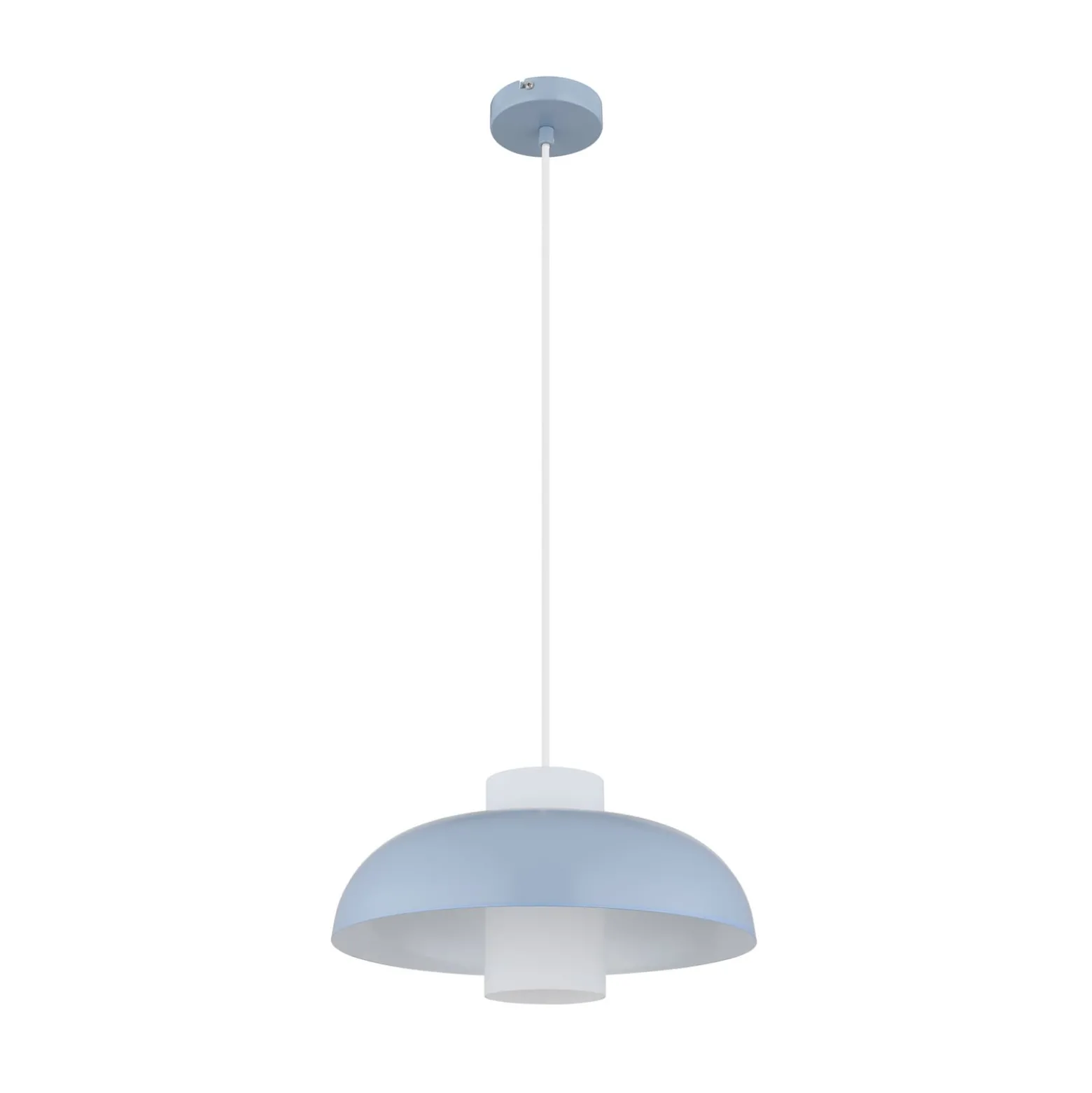 Lowe-riippuvalo, sininen matta, Ø 38 cm, metallia