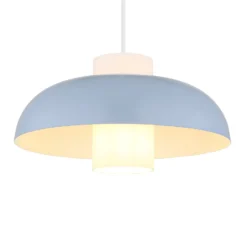 Lowe-riippuvalo, sininen matta, Ø 38 cm, metallia