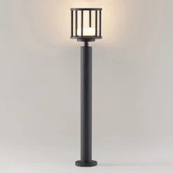 Lucande Berenike seinävalaisin, 85 cm, tummanharmaa, metallia, GX53