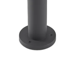 Lucande Berenike seinävalaisin, 85 cm, tummanharmaa, metallia, GX53