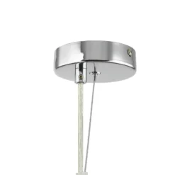 Lucande Diborah-riippuvalaisin, Ø 50 cm, värikäs, lasi, G9