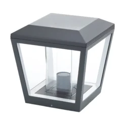Lucande Dunia Pollarivalaisin, antrasiitti, metalli, 24 cm, IP54